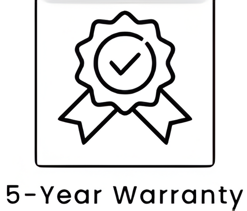 5-Year Warranty